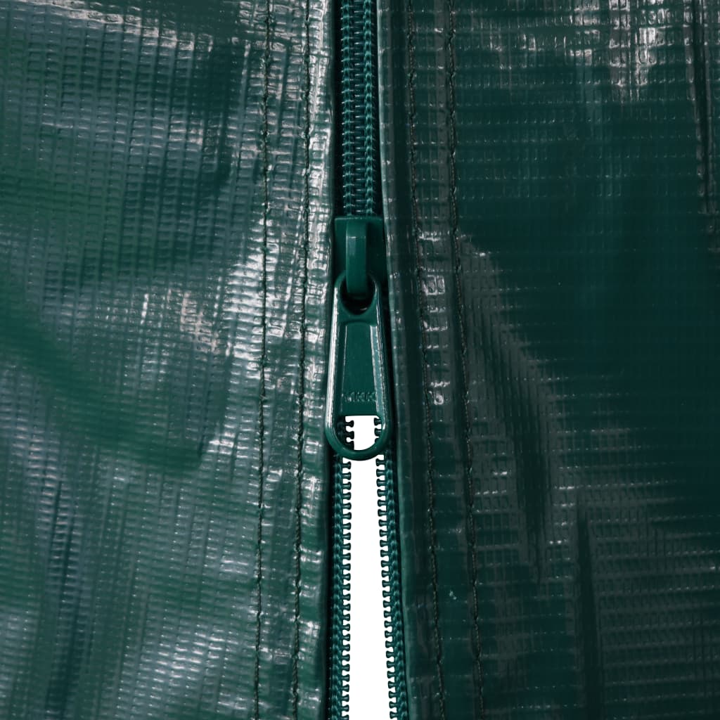 Garagenzelt PVC 2,4x3,6 m Grün - Pazzar.ch