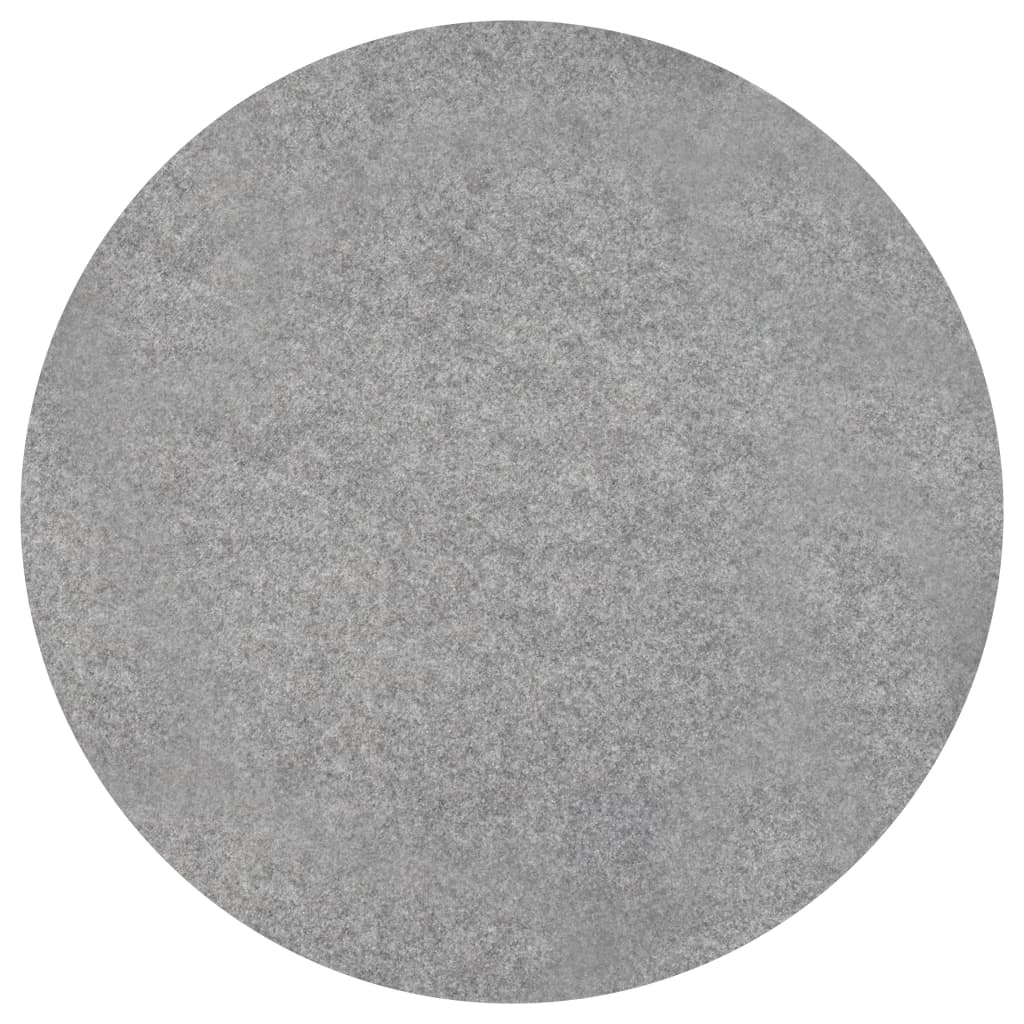 Kunstrasen mit Noppen Durchm. 95 cm Grau Rund - Pazzar.ch