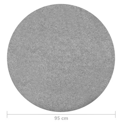 Kunstrasen mit Noppen Durchm. 95 cm Grau Rund - Pazzar.ch