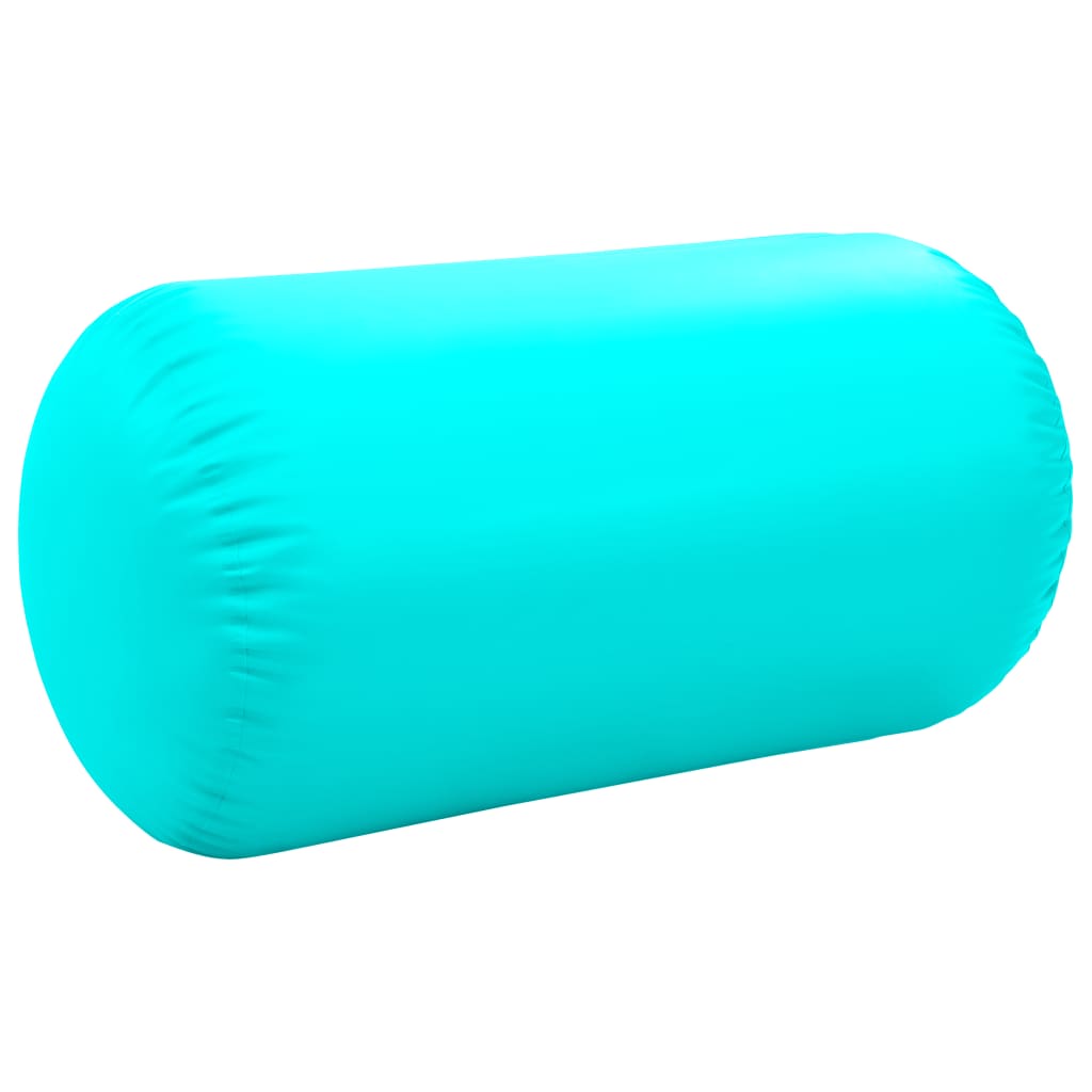 Aufblasbare Gymnastik-Rolle mit Pumpe 120x90 cm PVC Grün - Pazzar.ch
