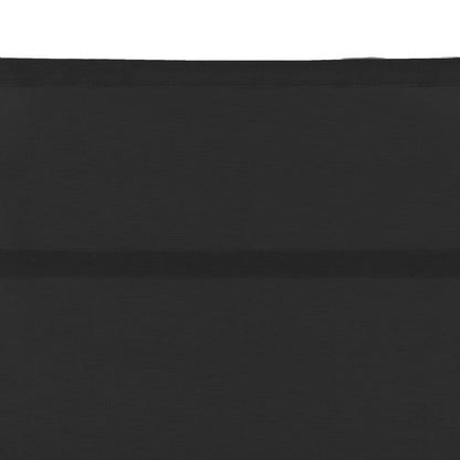 Sonnenliege Textilene und Aluminium Schwarz - Pazzar.ch