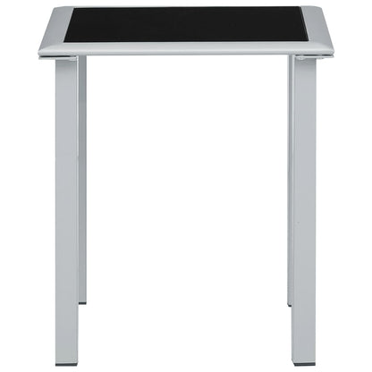 Sonnenliegen 2 Stk. mit Tisch Aluminium Cremeweiß - Pazzar.ch