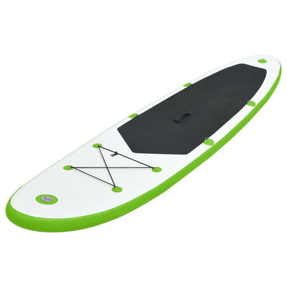 Aufblasbares Stand Up Paddle Board Set Grün und Weiß - Pazzar.ch