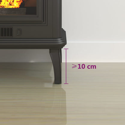 Funkenschutzplatte Glas Halbrund 1200x500 mm - Pazzar.ch