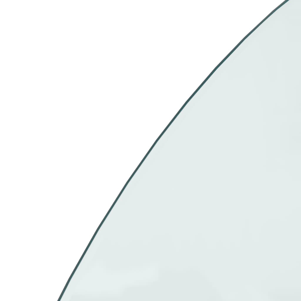 Funkenschutzplatte Glas Halbrund 1200x600 mm - Pazzar.ch