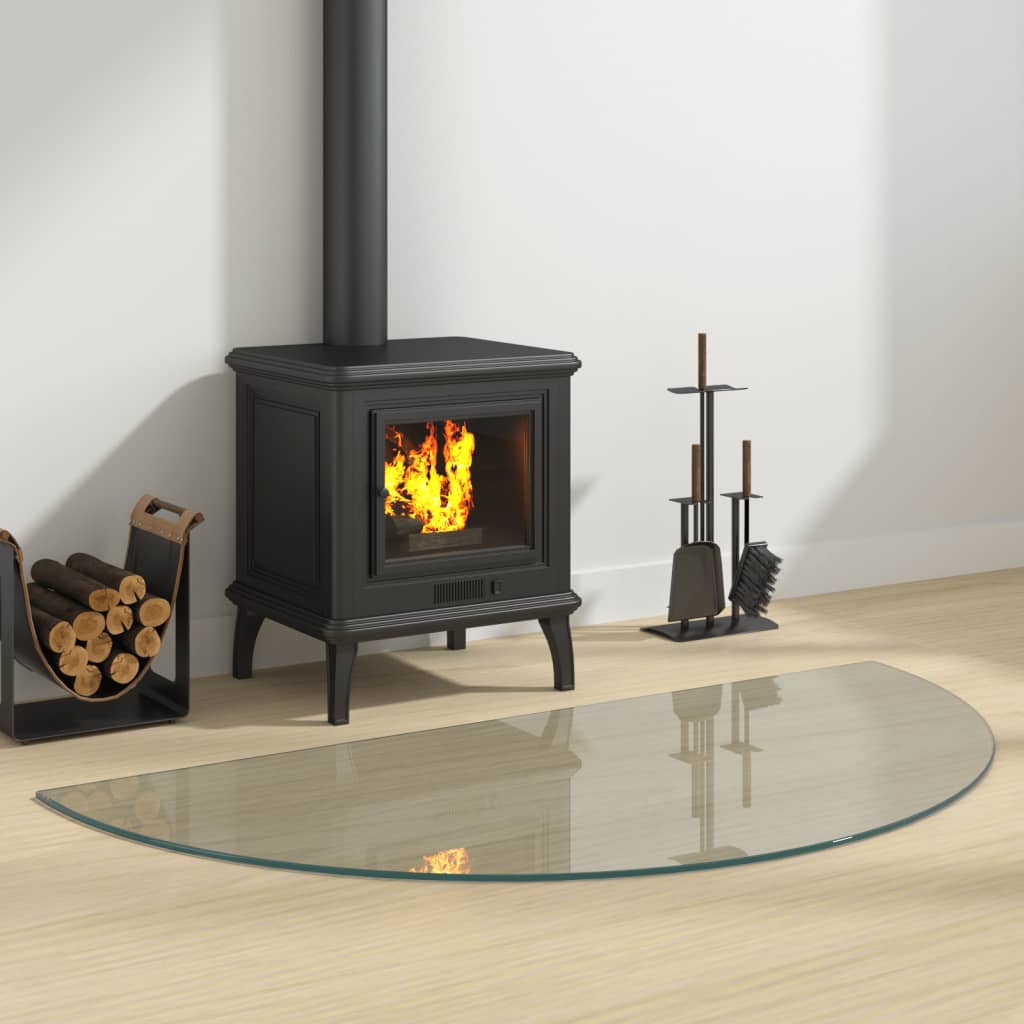 Funkenschutzplatte Glas Halbrund 1200x600 mm - Pazzar.ch