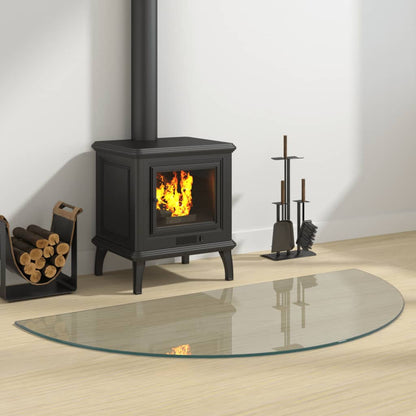 Funkenschutzplatte Glas Halbrund 1200x600 mm - Pazzar.ch
