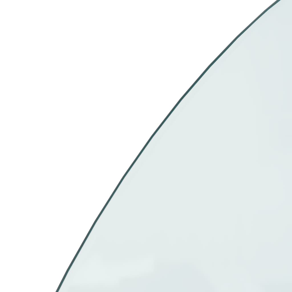Funkenschutzplatte Glas Halbrund 1200x600 mm - Pazzar.ch