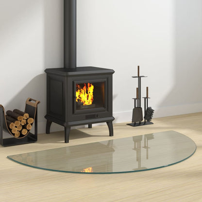 Funkenschutzplatte Glas Halbrund 1200x600 mm - Pazzar.ch