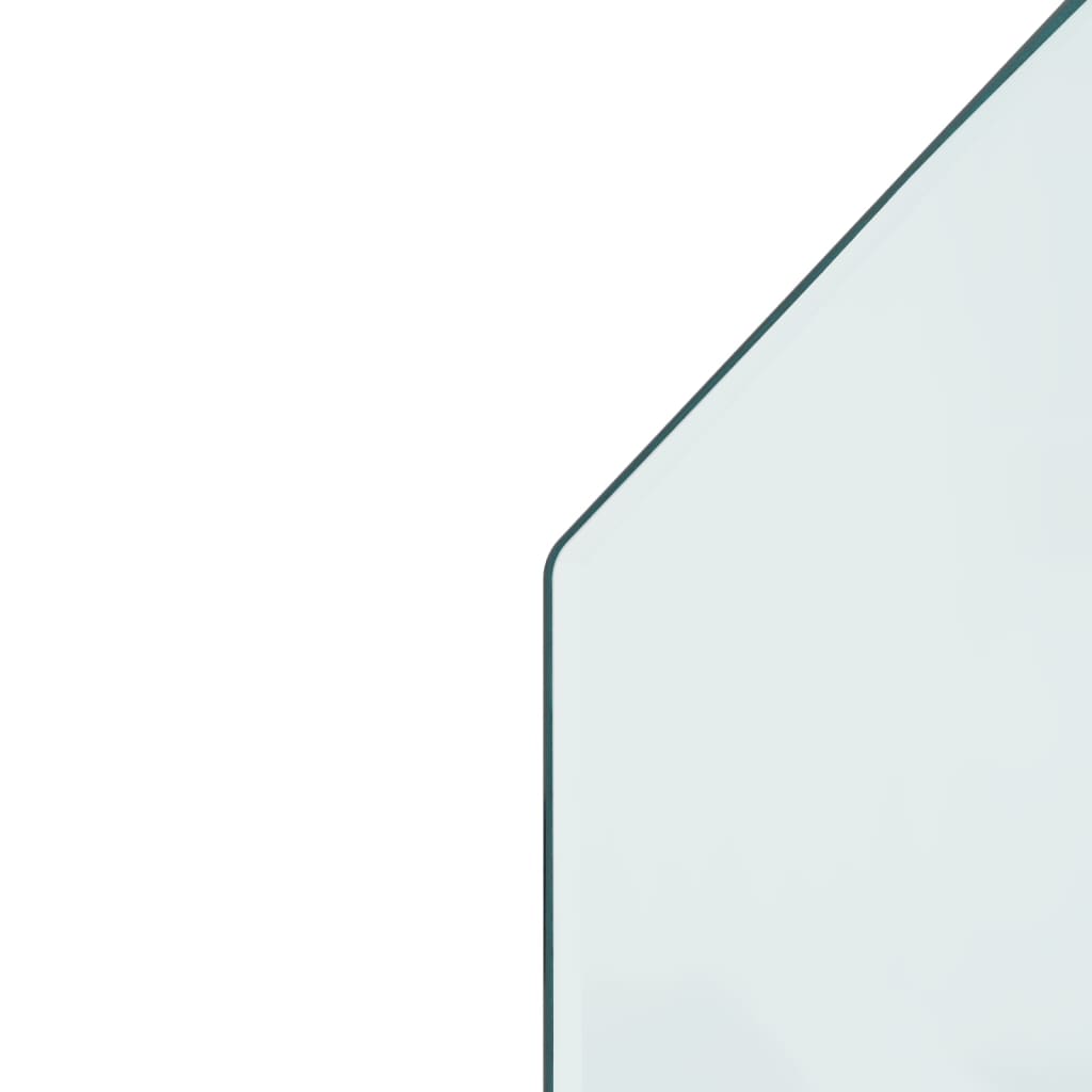 Kaminofen Glasplatte Sechseck 100x50 cm - Pazzar.ch