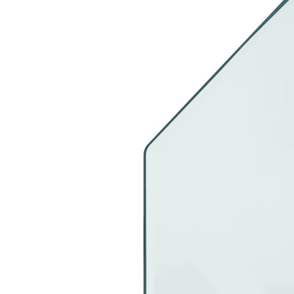 Kaminofen Glasplatte Sechseck 100x60 cm - Pazzar.ch