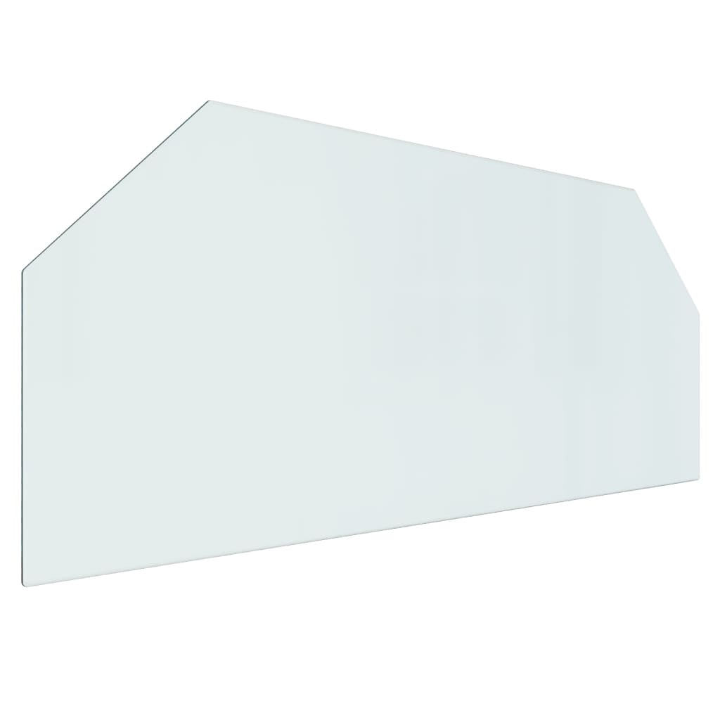 Kaminofen Glasplatte Sechseck 120x50 cm - Pazzar.ch