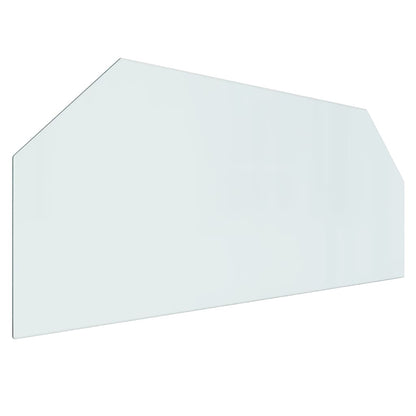 Kaminofen Glasplatte Sechseck 120x50 cm - Pazzar.ch