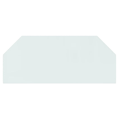 Kaminofen Glasplatte Sechseck 120x50 cm - Pazzar.ch