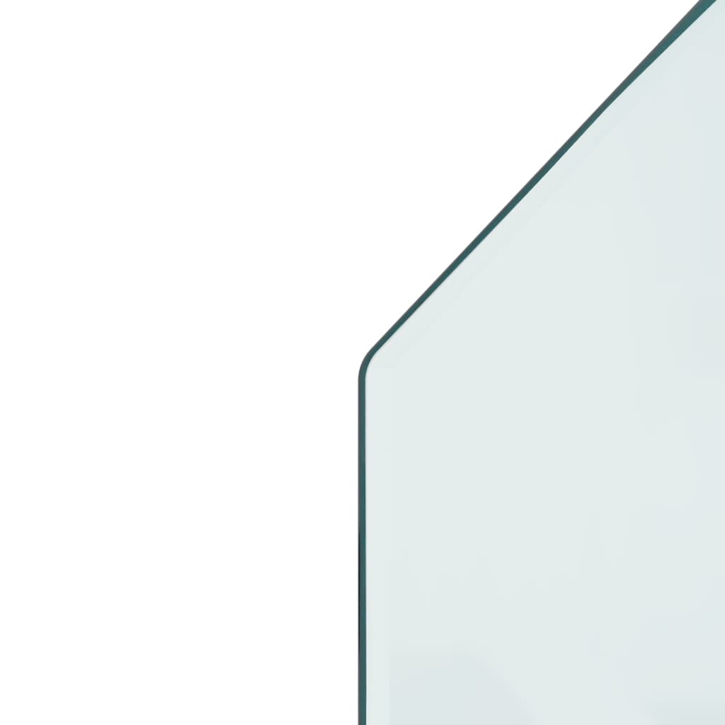 Kaminofen Glasplatte Sechseck 120x50 cm - Pazzar.ch