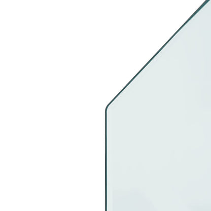 Kaminofen Glasplatte Sechseck 100x50 cm - Pazzar.ch