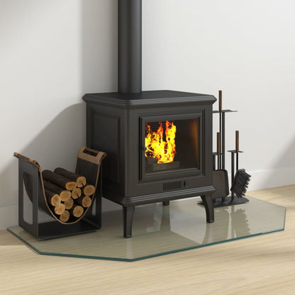 Kaminofen Glasplatte Sechseck 100x50 cm - Pazzar.ch