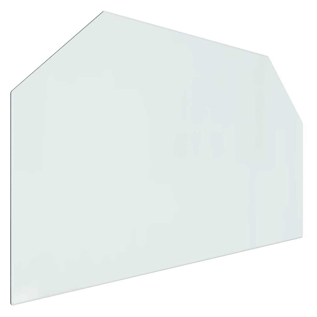 Kaminofen Glasplatte Sechseck 100x60 cm - Pazzar.ch