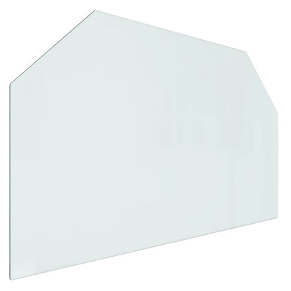 Kaminofen Glasplatte Sechseck 100x60 cm - Pazzar.ch