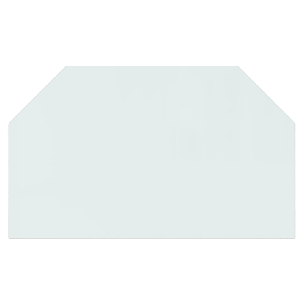 Kaminofen Glasplatte Sechseck 100x60 cm - Pazzar.ch