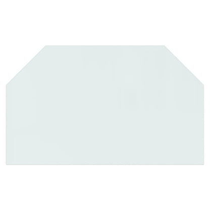 Kaminofen Glasplatte Sechseck 100x60 cm - Pazzar.ch