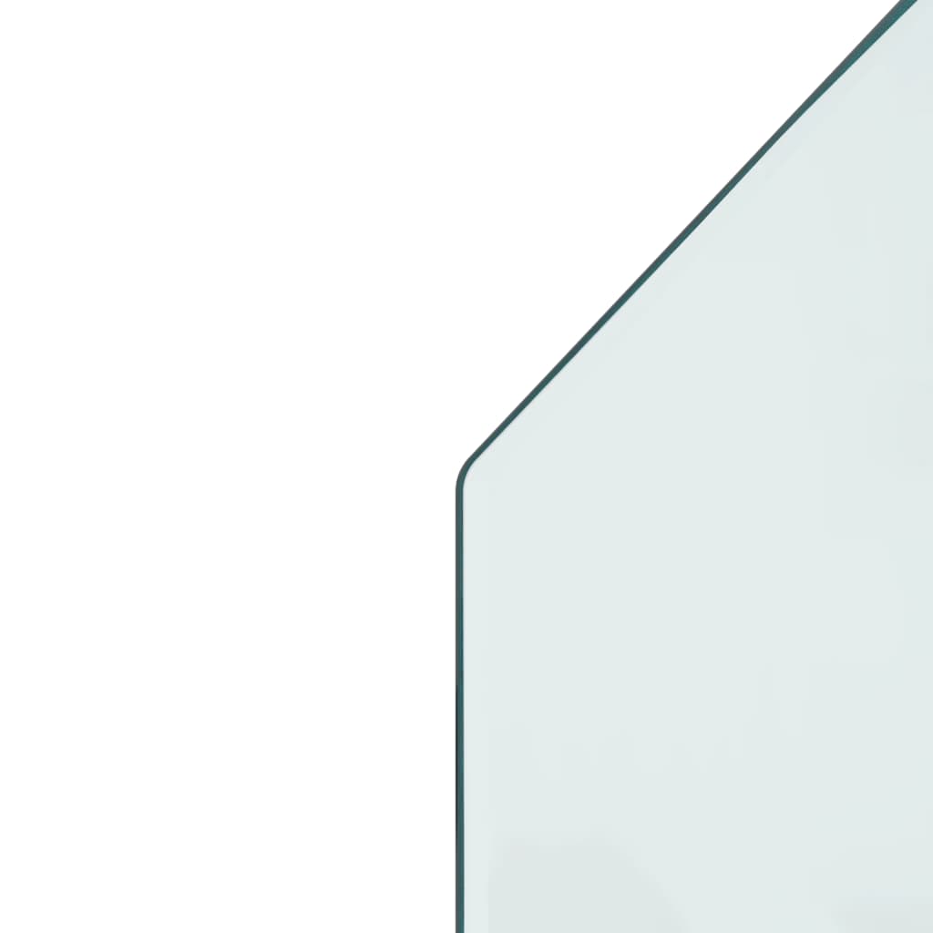 Kaminofen Glasplatte Sechseck 100x60 cm - Pazzar.ch