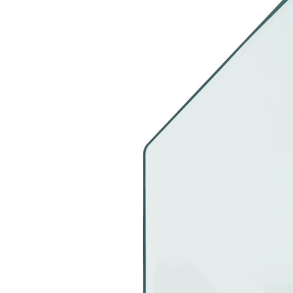 Kaminofen Glasplatte Sechseck 100x60 cm - Pazzar.ch