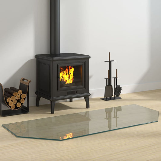 Kaminofen Glasplatte Sechseck 120x50 cm - Pazzar.ch