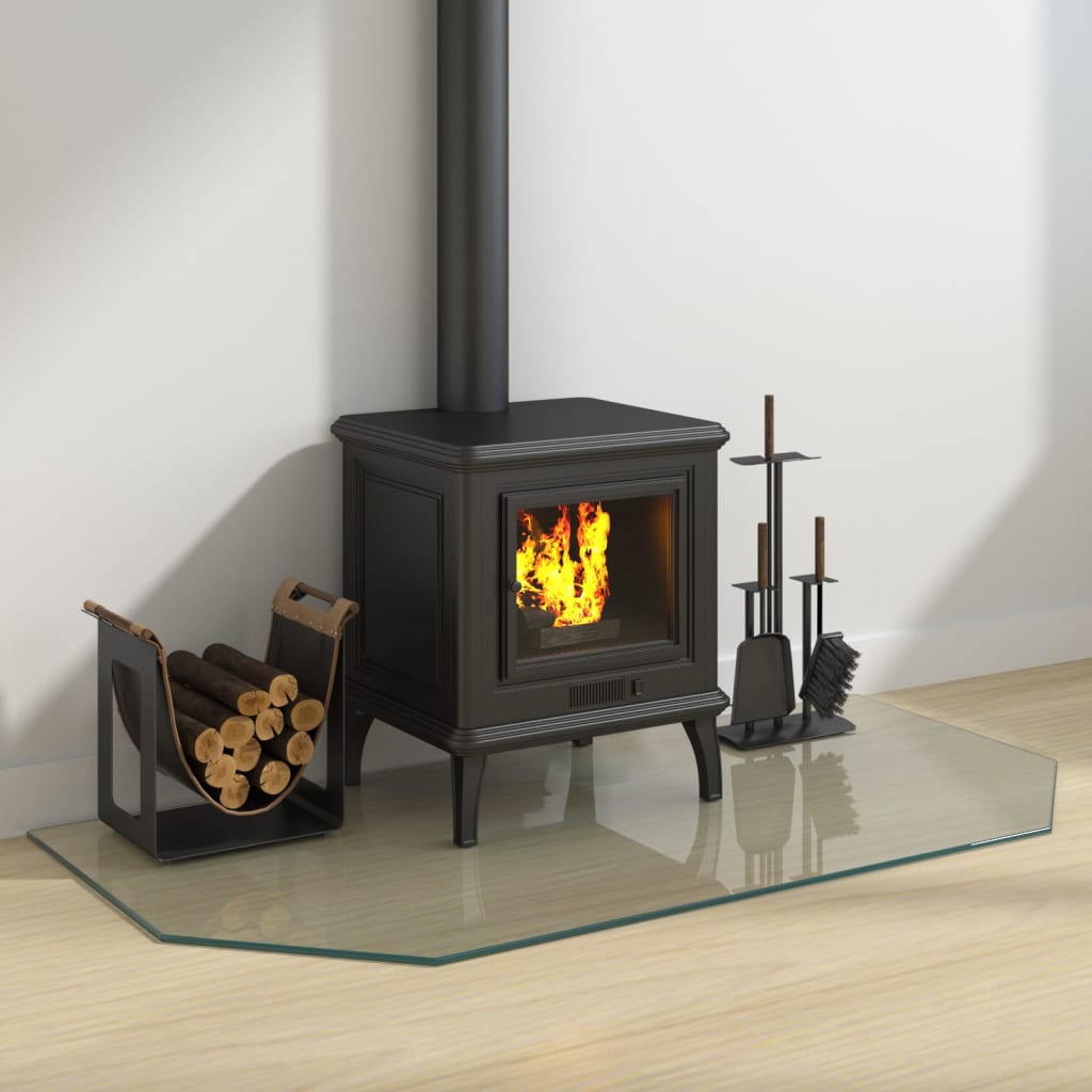 Kaminofen Glasplatte Sechseck 120x60 cm - Pazzar.ch