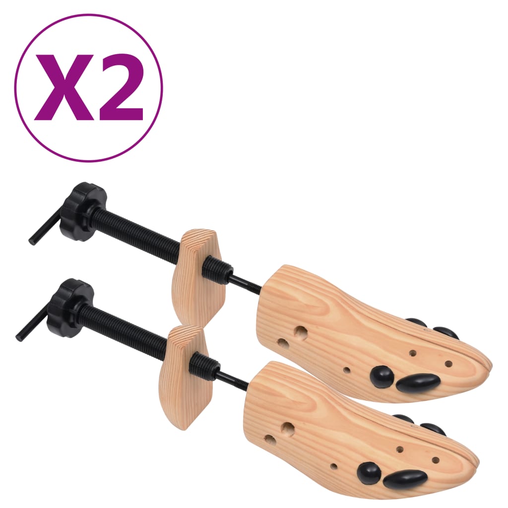 Schuhspanner 2 Paar Größe 41-46 Kiefer Massivholz - Pazzar.ch