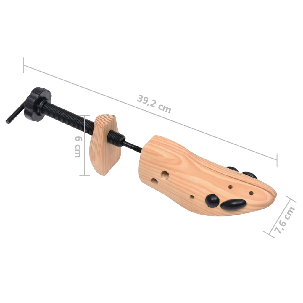 Schuhspanner 2 Paar Größe 41-46 Kiefer Massivholz - Pazzar.ch