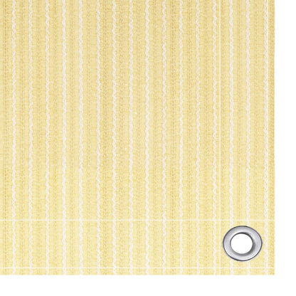 Balkon-Sichtschutz Beige 90x500 cm HDPE - Pazzar.ch