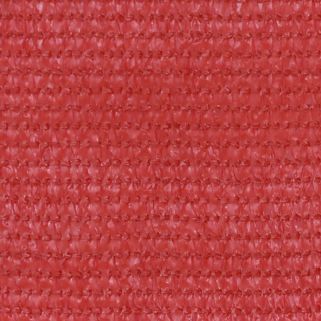 Balkon-Sichtschutz Rot 75x500 cm HDPE
