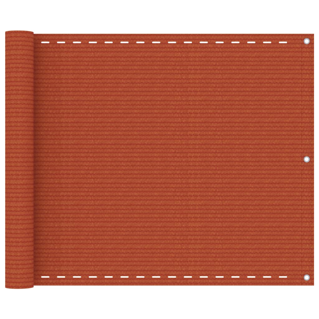 Balkon-Sichtschutz Orange 75x300 cm HDPE - Pazzar.ch