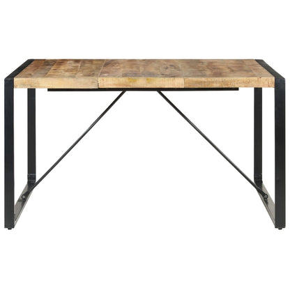 Esstisch 140x140x75 cm Raues Mangoholz - Pazzar.ch