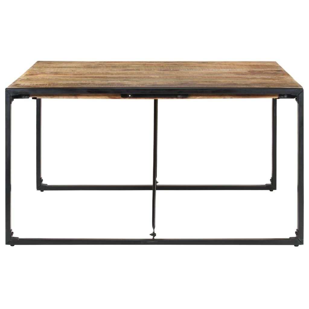 Esstisch 140x140x75 cm Raues Mangoholz - Pazzar.ch