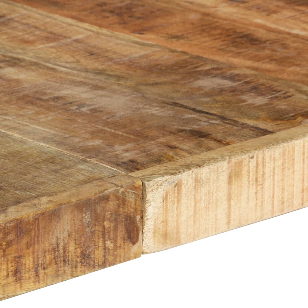 Esstisch 140x140x75 cm Raues Mangoholz - Pazzar.ch