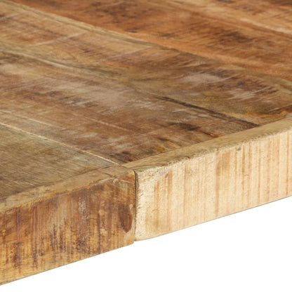 Esstisch 140x140x75 cm Raues Mangoholz - Pazzar.ch