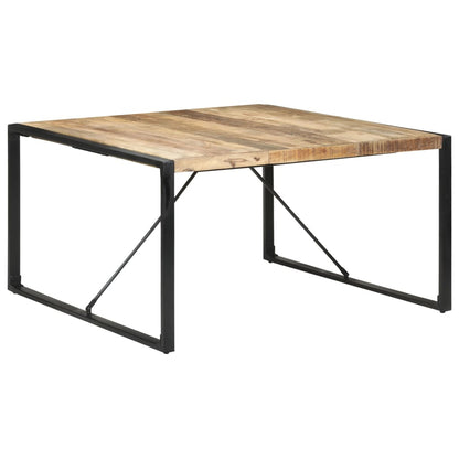 Esstisch 140x140x75 cm Raues Mangoholz - Pazzar.ch