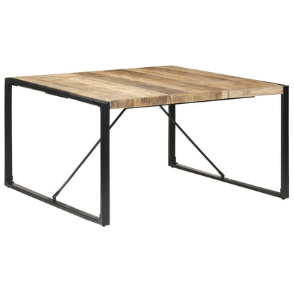 Esstisch 140x140x75 cm Raues Mangoholz - Pazzar.ch