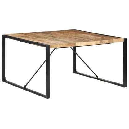 Esstisch 140x140x75 cm Raues Mangoholz - Pazzar.ch