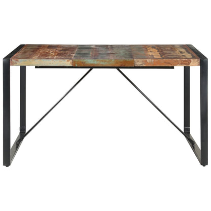 Esstisch 140x140x75 cm Altholz Massiv - Pazzar.ch