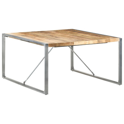 Esstisch 140x140x75 cm Raues Mangoholz - Pazzar.ch