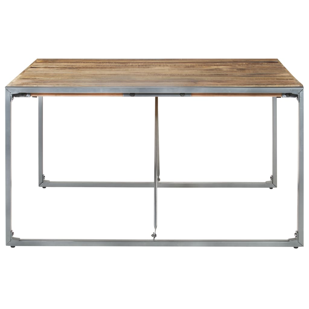 Esstisch 140x140x75 cm Raues Mangoholz - Pazzar.ch
