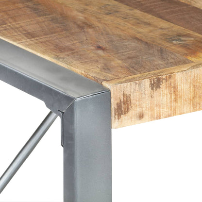 Esstisch 140x140x75 cm Raues Mangoholz - Pazzar.ch