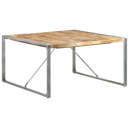 Esstisch 140x140x75 cm Raues Mangoholz - Pazzar.ch