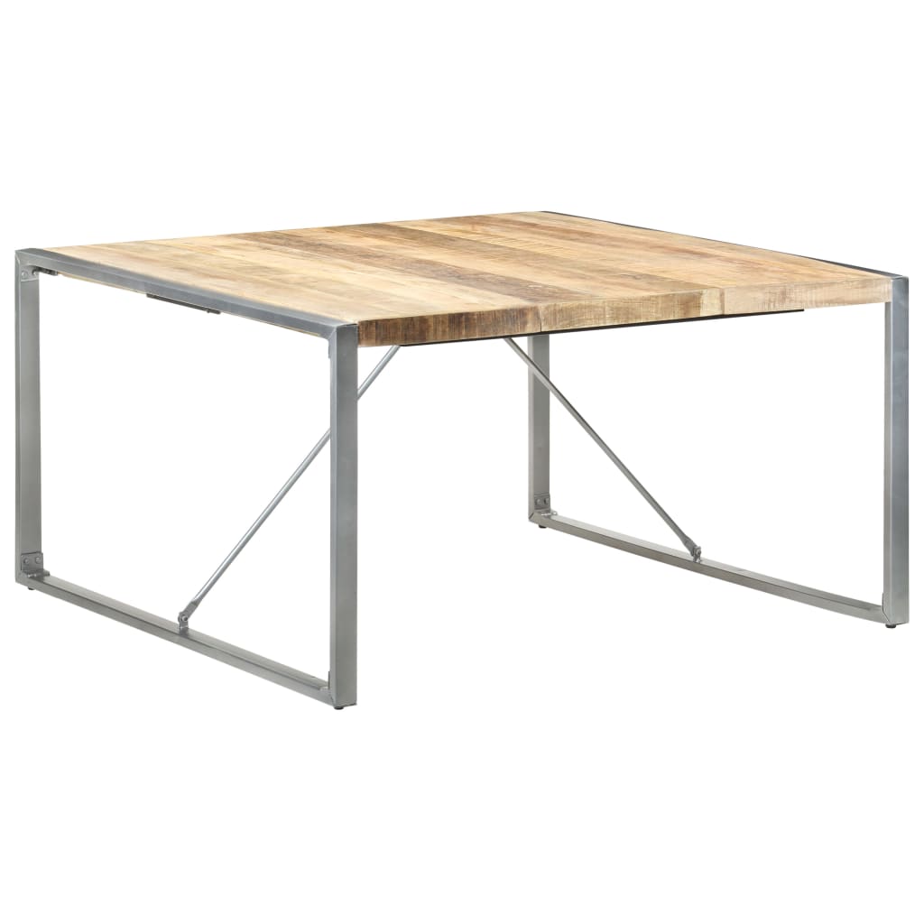 Esstisch 140x140x75 cm Raues Mangoholz - Pazzar.ch