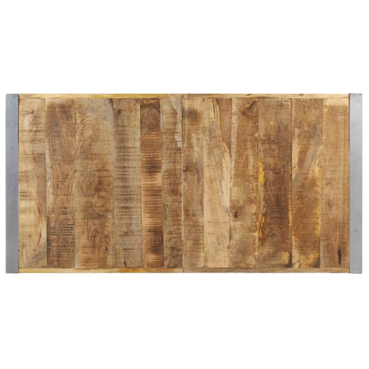 Couchtisch 140x70x40 cm Raues Mangoholz - Pazzar.ch