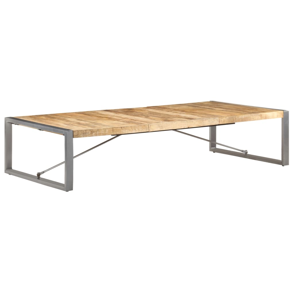 Couchtisch 180x90x40 cm Raues Mangoholz - Pazzar.ch