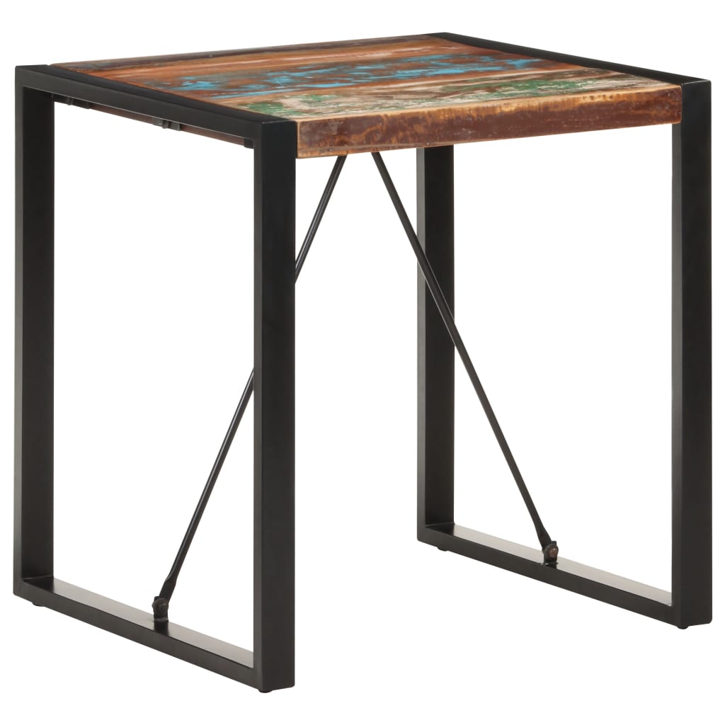 Esstisch 70x70x75 cm Recyceltes Massivholz - Pazzar.ch